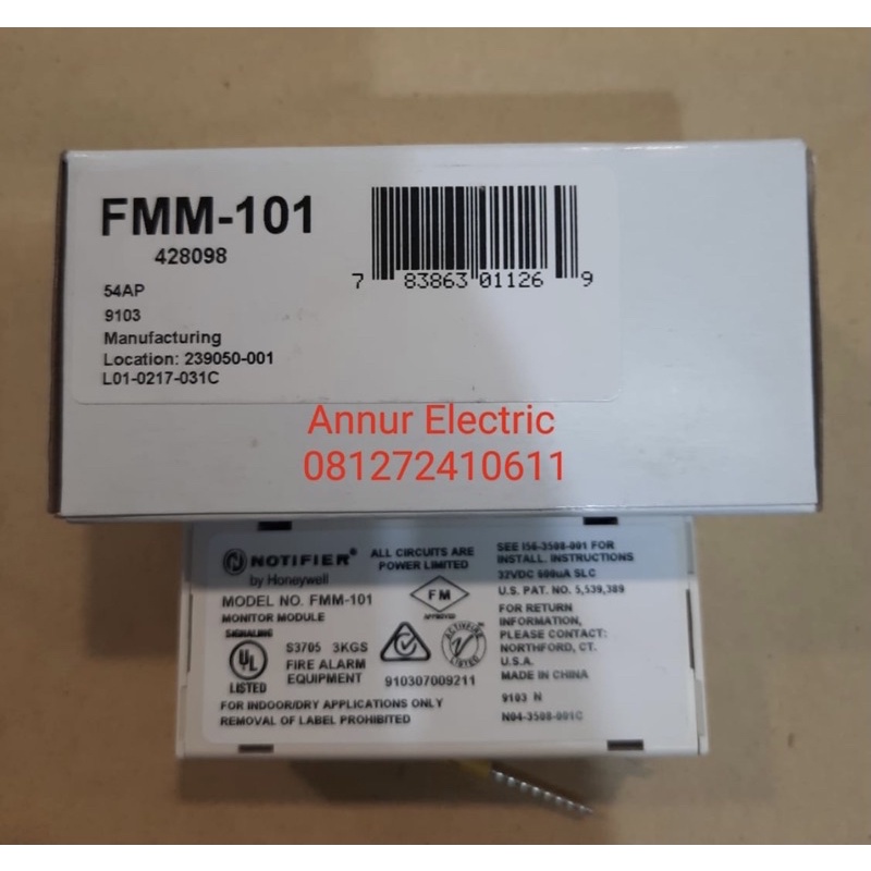 Module Notifier FMM-101 mini monitor module / module fmm101 notifier