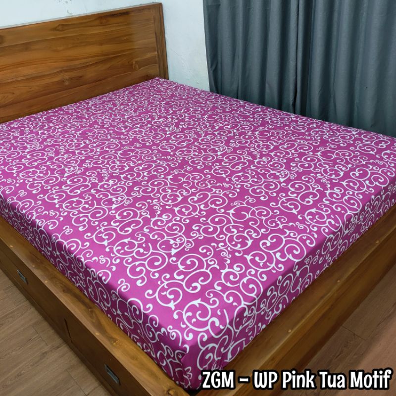 Produsen Sprei Waterproof UK 200 * 200-WP Pink Tua Motif