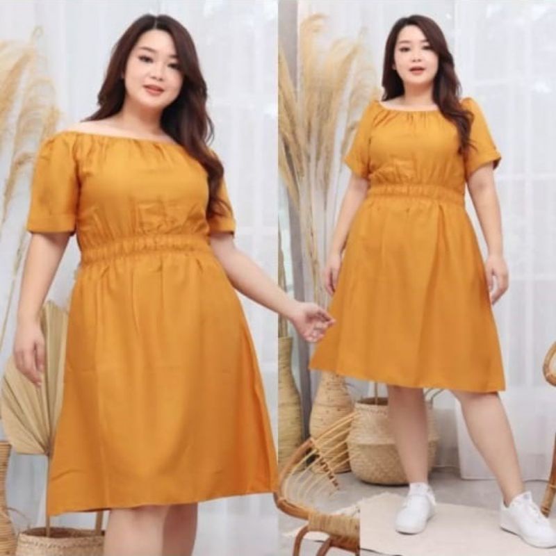 dres jumbo/dres sabrina jumbo/dres kekinian/dres wanita