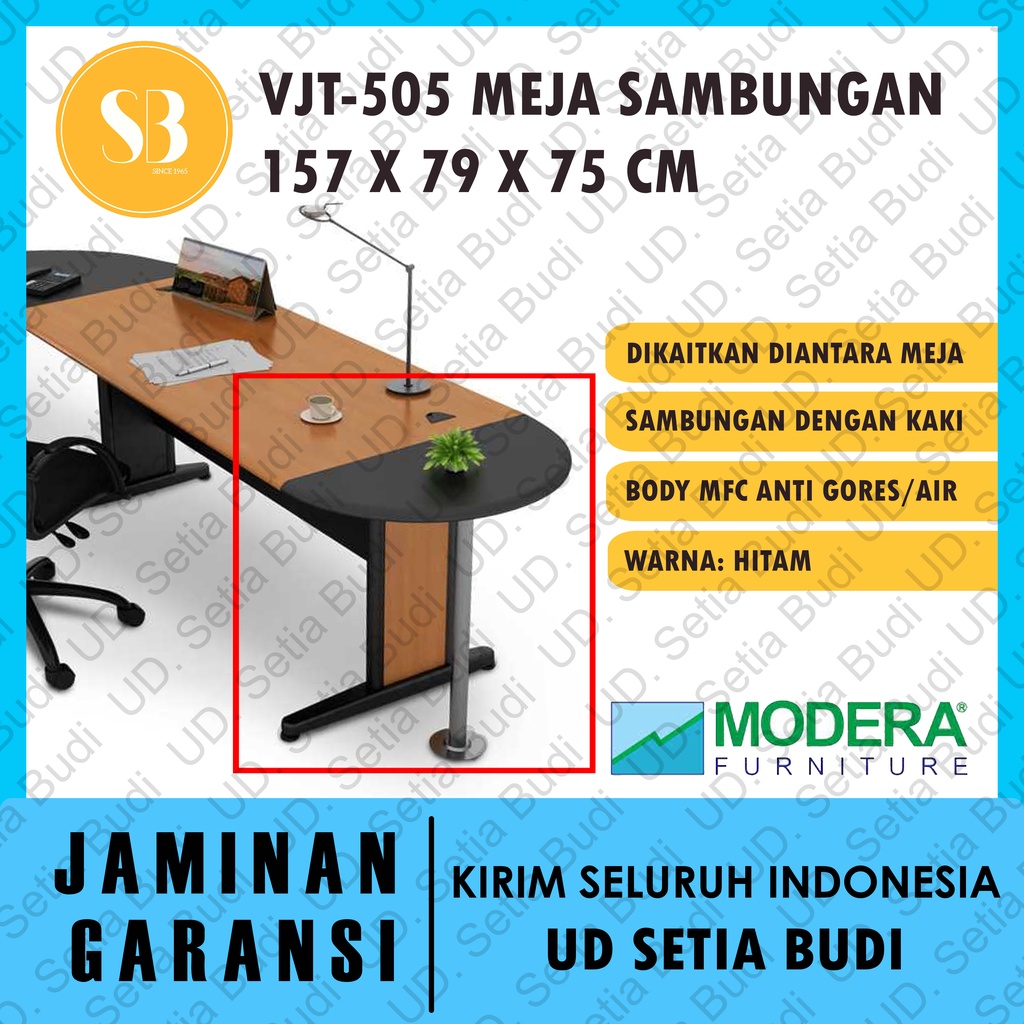 Meja Kantor Sambungan / Joint + Kaki V-Class Modera VJT 505