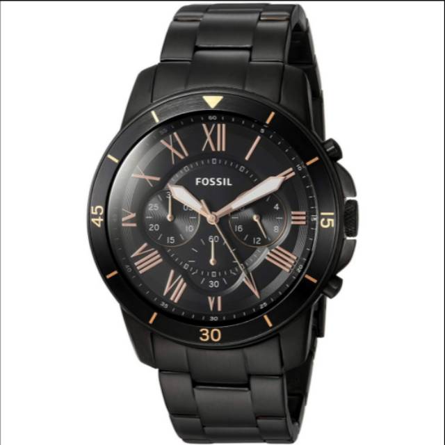 Jam Tangan Pria Fossil FS5374 Black Original