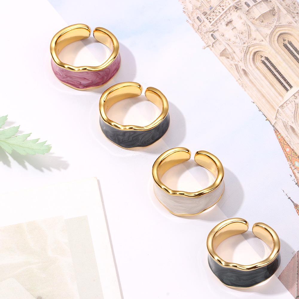 Cincin Terbuka Atas Wanita Desain Vintage Handmade Wedding Rings