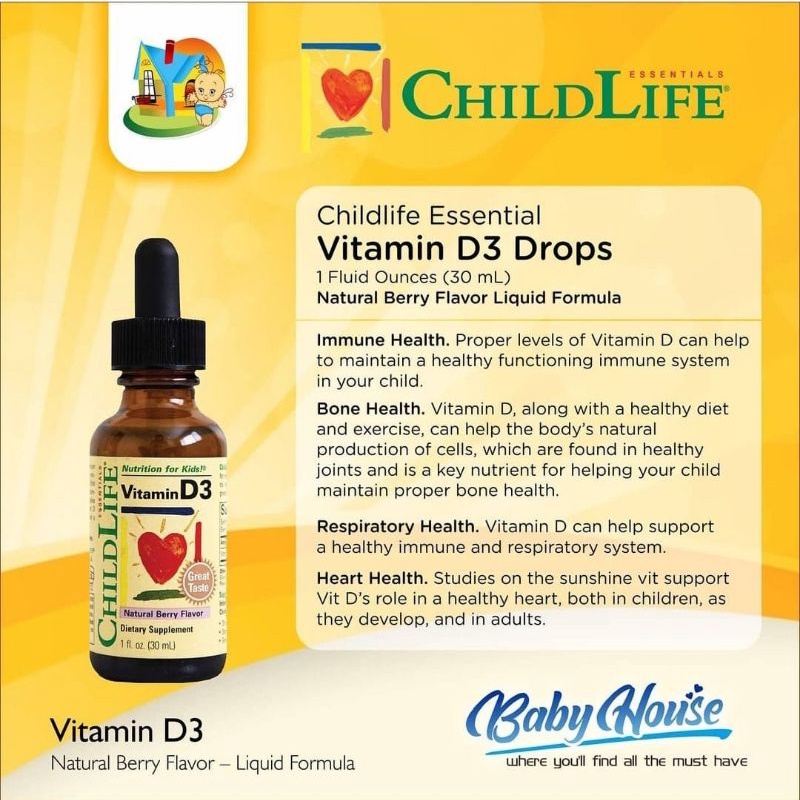 Childlife Vitamin D3 Bayi-Anak