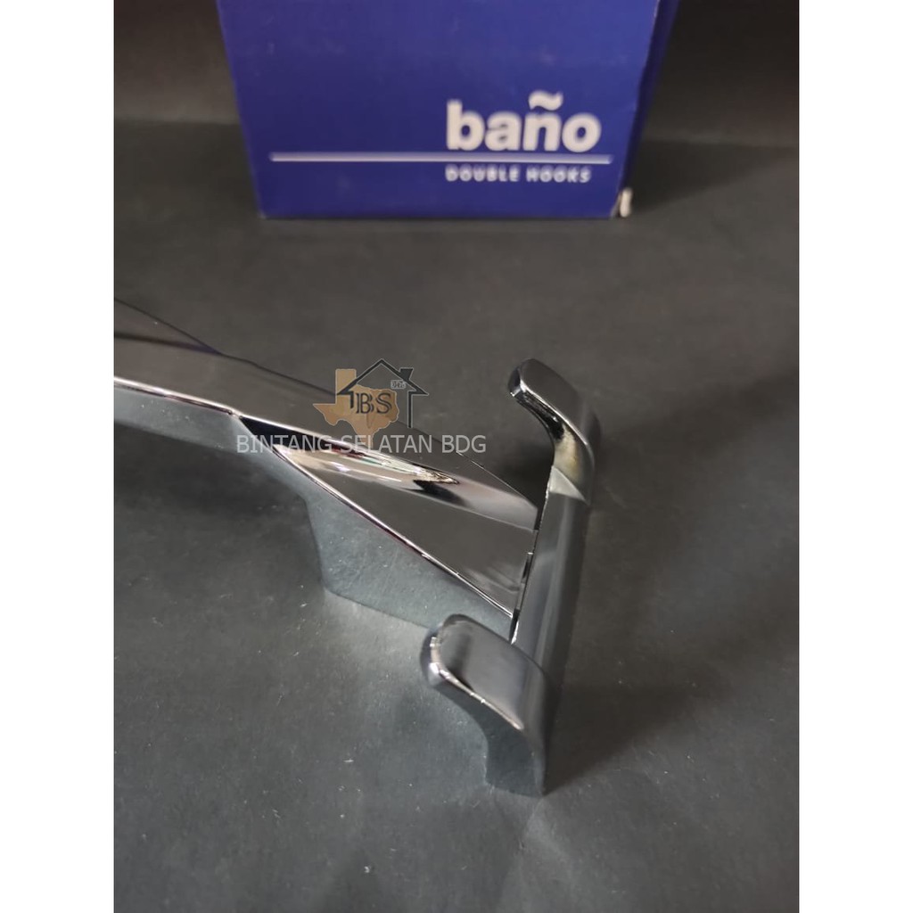 KAPSTOCK BANO/ KAITAN BAJU / HANGER DOUBLE HOOK BANO 6547 2 KAIT