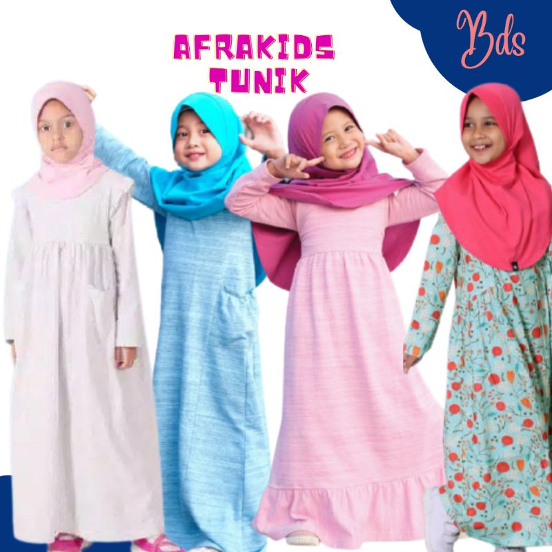 Baju muslim Afrakids Gamis Anak Murah Original