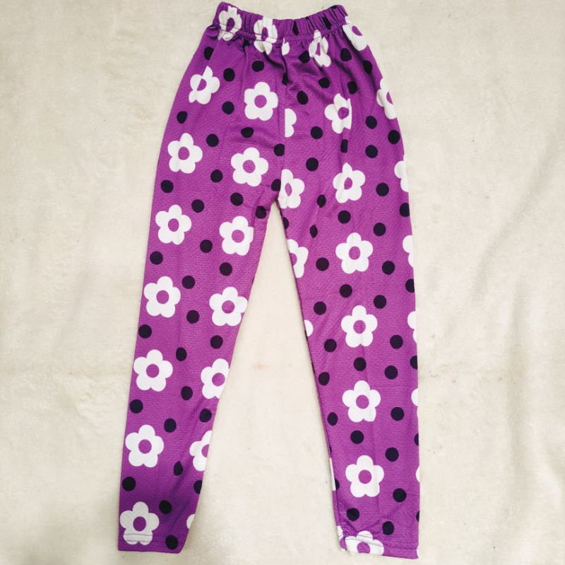 Legging anak cewek 1 2 3 motif bunga celana panjang anak perempuan ( legging bunga  )