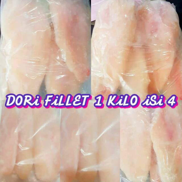 

Dori fillet 1 kg isi 4