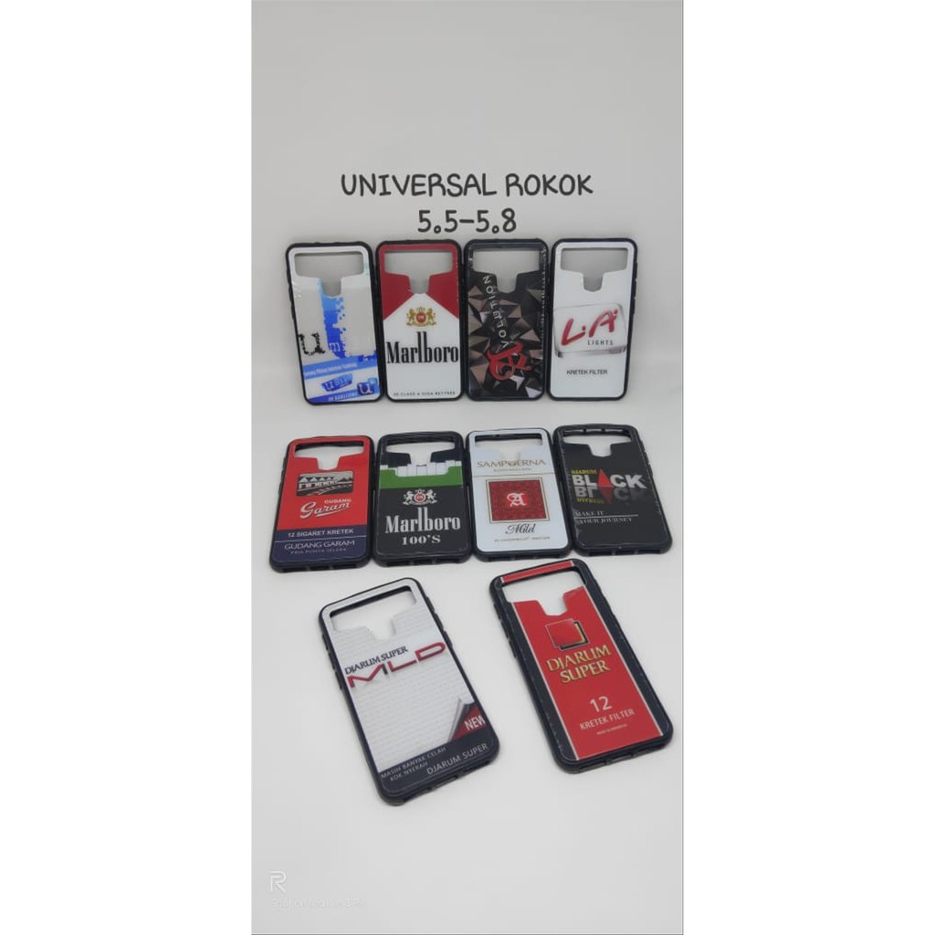 Case Universal Motif Rokok Ukuran 5.5 sampai 5.8 Inch