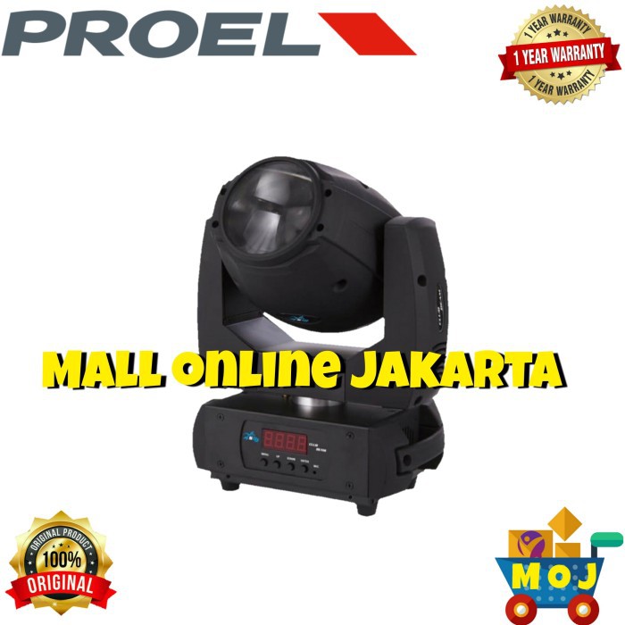 Led Moving head proel sg cl lampu beam panggung 72 watt