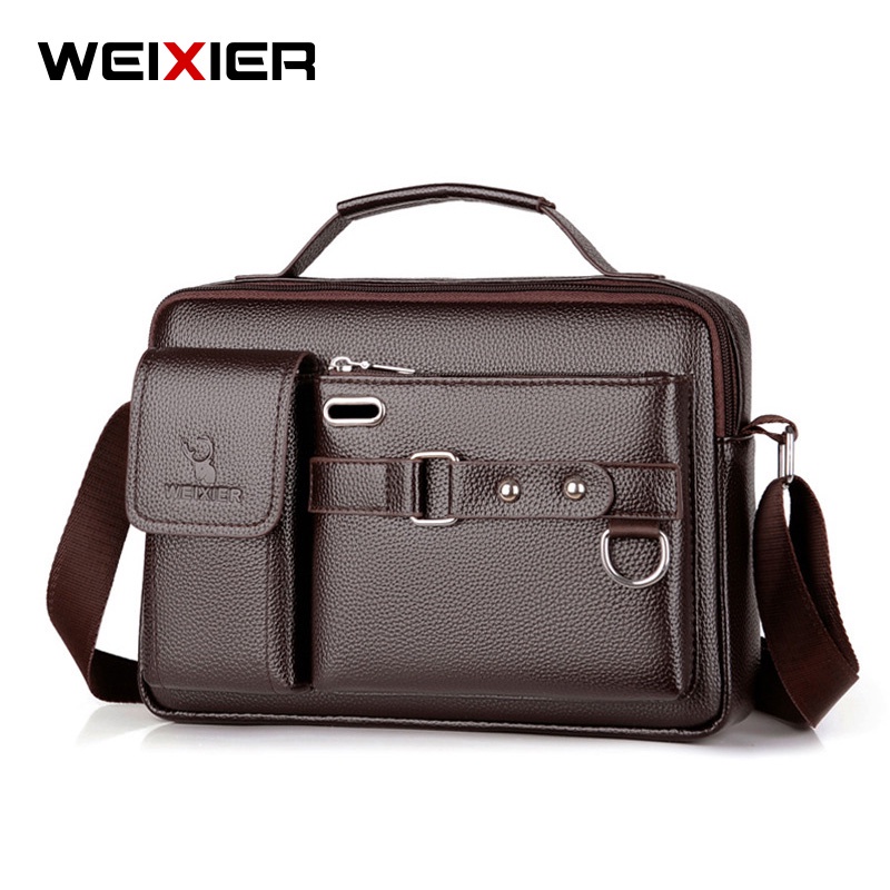 WEIXIER D235 Tas Selempang Pria Kulit Sling Bag Premium WK-SBY