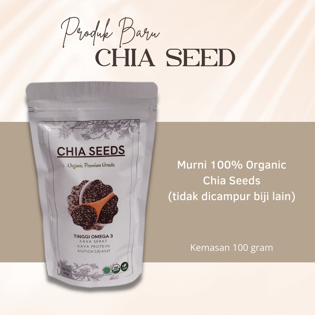 

Biji Hitam Black Chia Seed Chiaseed Organik untuk Diet Premium