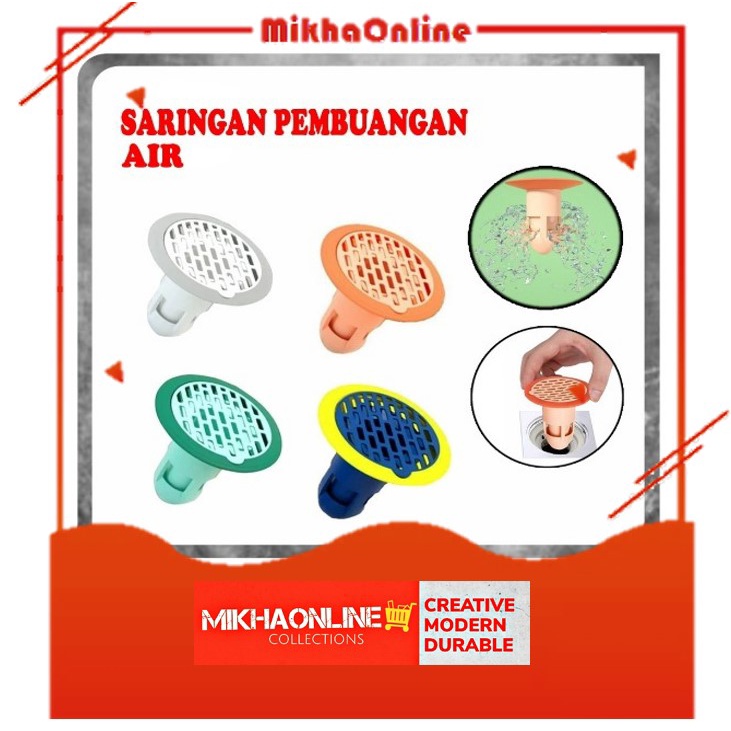 Saringan Lubang Pembuangan Air Kamar Mandi Wastafel Anti Bau