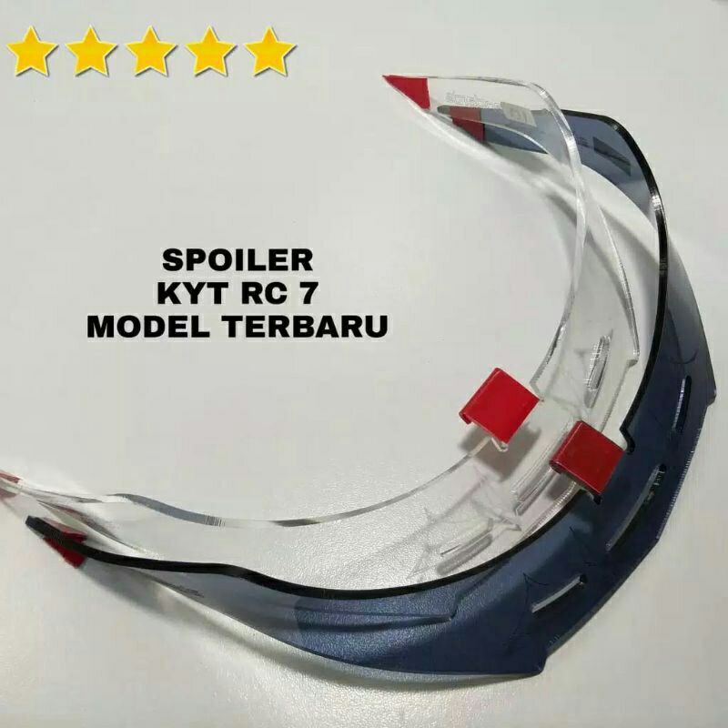 SPOILER KYT RC7 GPR / SPOILER HELM KYT RC7