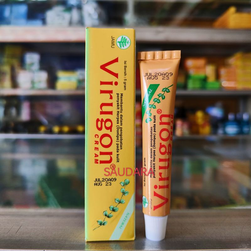 Jual Virugon Cream 5 gr - Salap Herpes (Dompo) | Shopee Indonesia