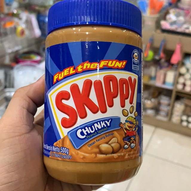 PROMO TERMURAH!!!Selai skippy chunky 500g selai kacang skippy