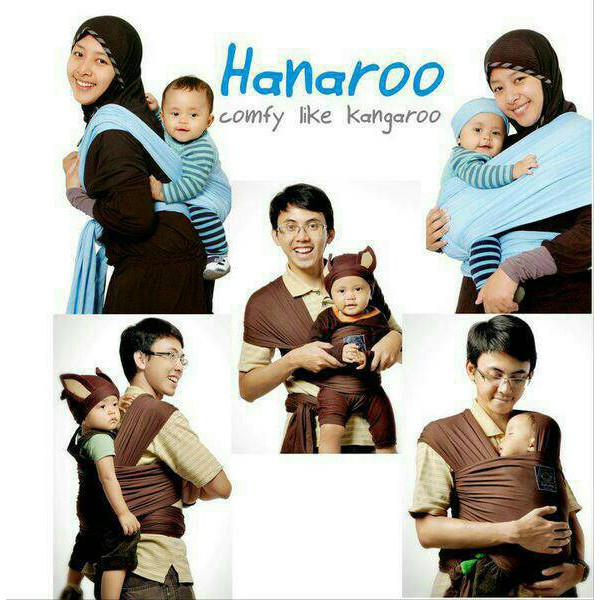 PROMO Gendongan Bayi Hanaroo / Babywrap Hanaroo / Hanaroo Baby Wrap Polos Termurah