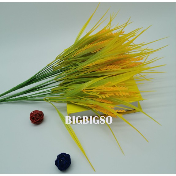 Bunga Dekorasi Rumput Padi Bunga Plastik