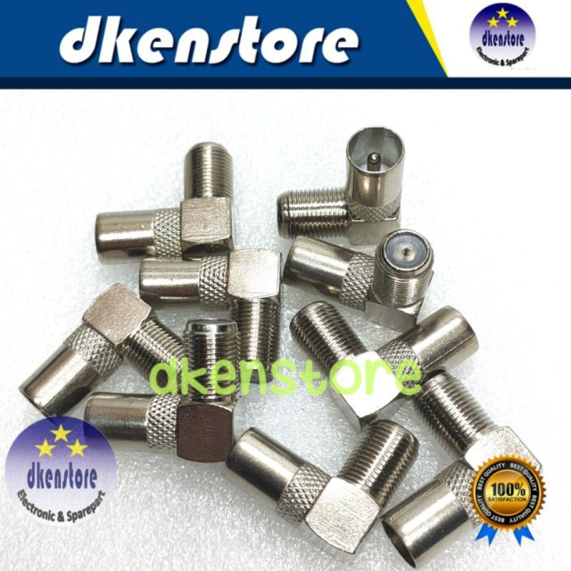 Jek konektor antena TV drat L 5c F5c F 5c tv kabel