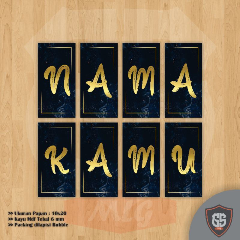 Hiasan Dinding Alfabet A - Z