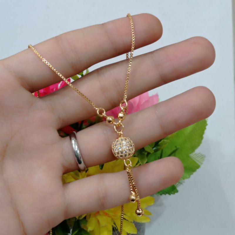 Fourfashion Kalung Koye Bola Sedang Rumbay Kekinian YT062