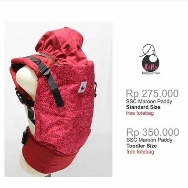(New) Gendongan Bayi SSC Nana Baby Carrier Standard
