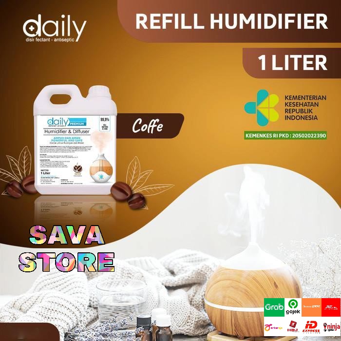 Desinfektan Khusus Humidifier &amp; Diffuser DAILY 1 Liter Siap pakai