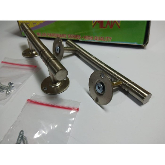 Tarikan laci bulat 12cm- tarikan pintu lemari - handle pintu lemari