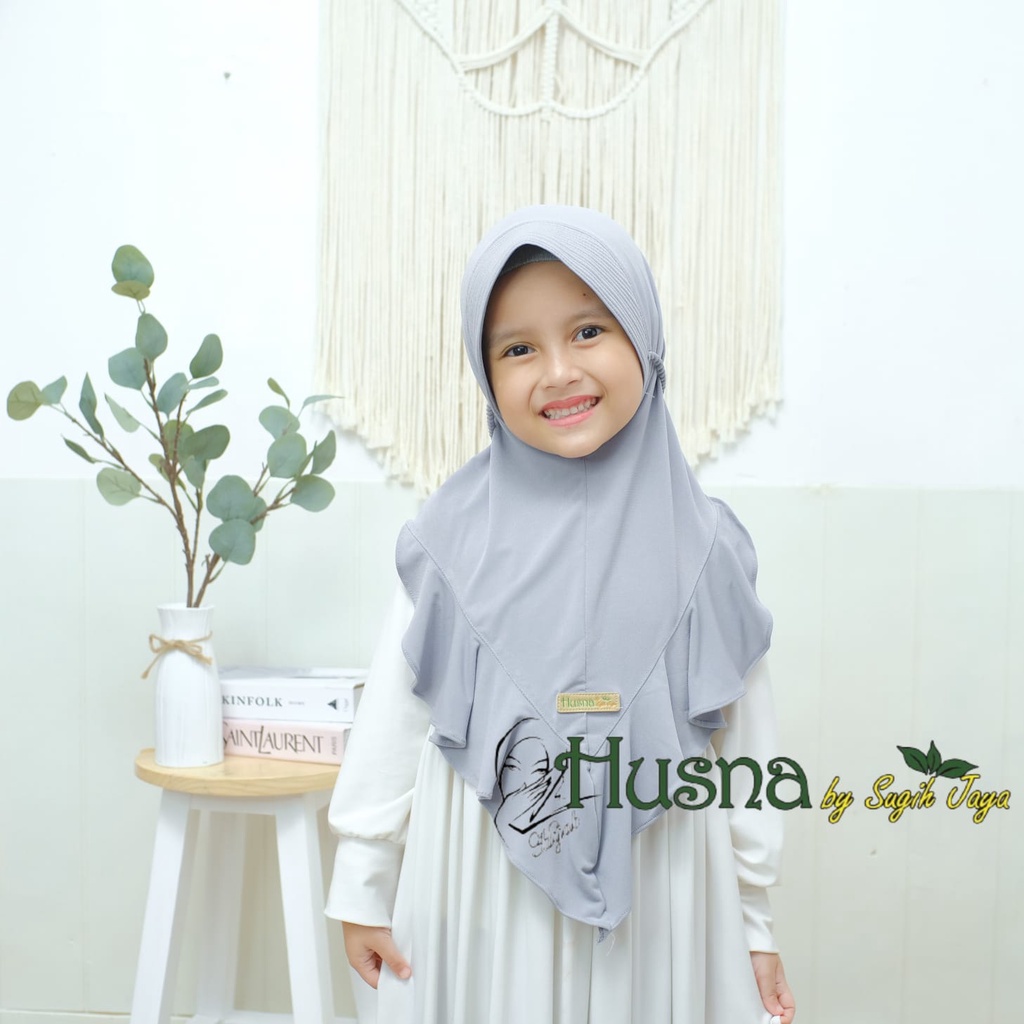 Husna Bergo Pet Ropel Zoya Anak Jersey Premium