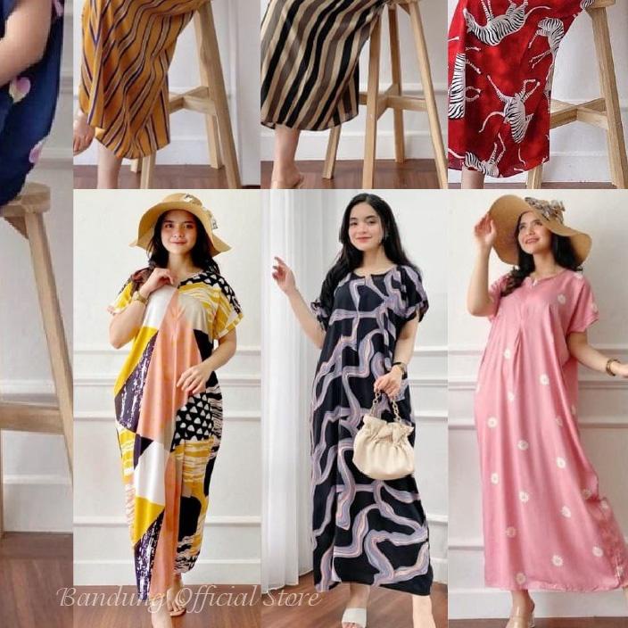 Daster Panjang Semata Kaki Busui Kekinian Non Ruffle - Bandung Store