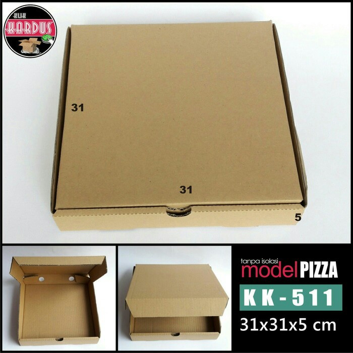 

KARDUS PIZZA 31X31X5CM/PIZZA BOX/KOTAK AKSESORIS/KARDUS SEPATU HP BAJU
