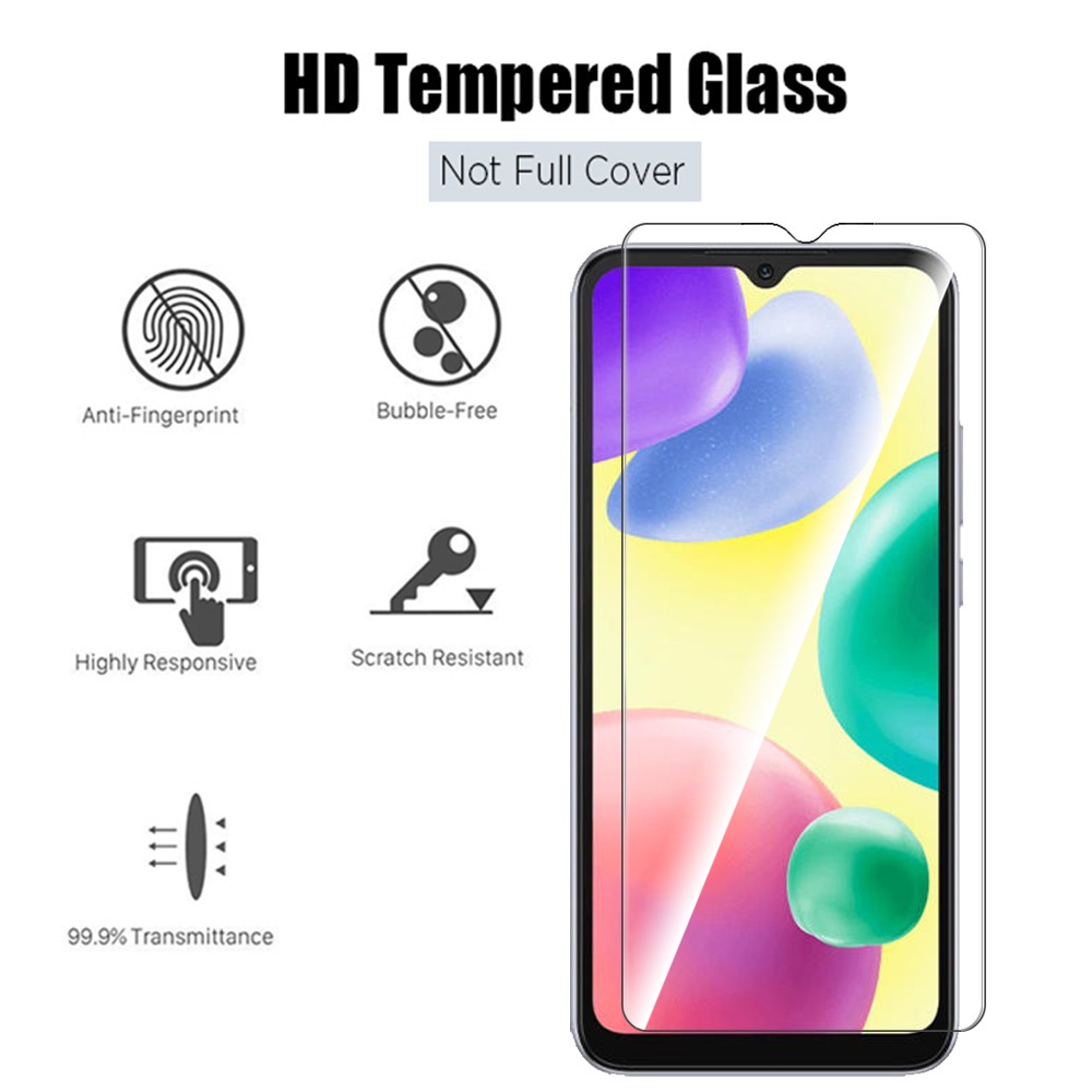 Pelindung Layar Tempered Glass Redmi 10C Redmi 10A Redmi 9C Paket 2 in 1