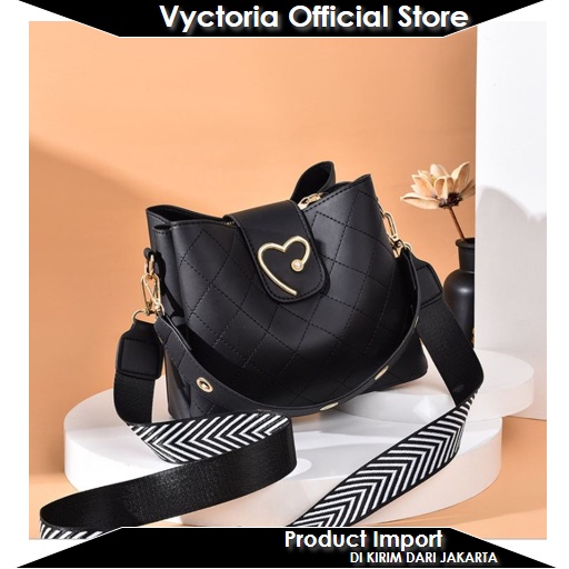 (COD) Vyctoria VOS19009 Tas Selempang Wanita Murah Fashion Import Promo JT12902 EL5457 CR7443 3550 12902 7443 5457