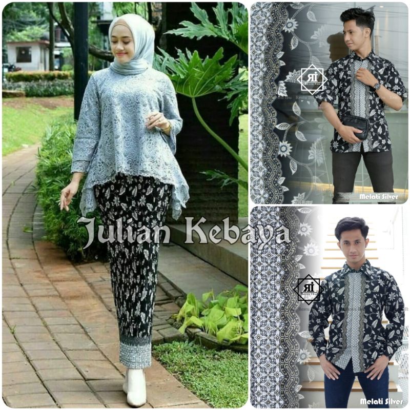 COUPLE KEBAYA BATIK MODERN / BAJU BATIK COUPLE / SETELAN KEBAYA / KEBAYA WISUDA / BATIK SET KEBAYA B