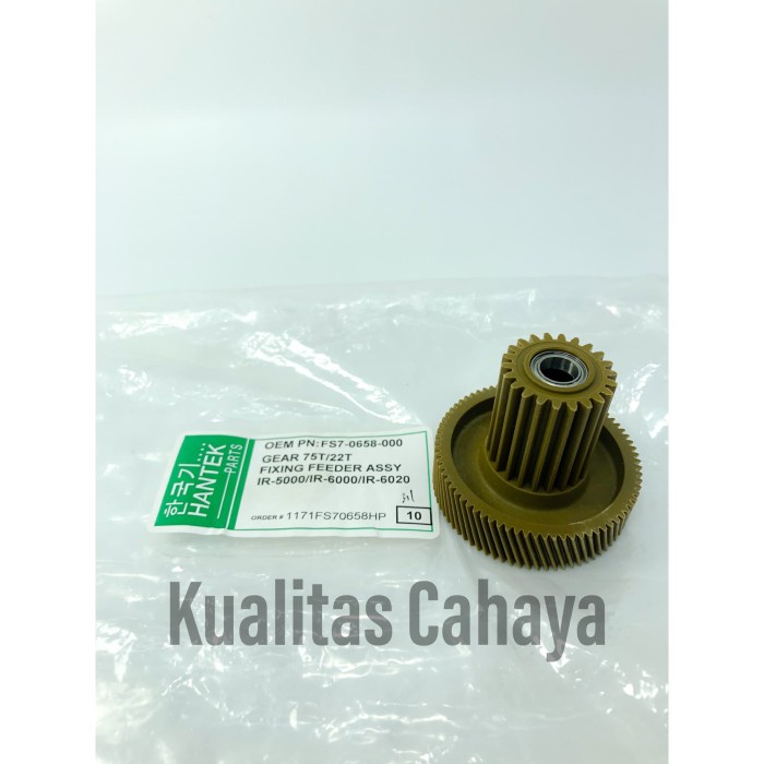 

Exclusive Gear 75/22T Mesin Fotokopi Canon Ir 6000/6020 Fs7-0658 Hantek