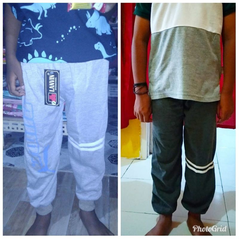 celana joger anak bisa tujuh perdelapan dan bisa panjang lanvin