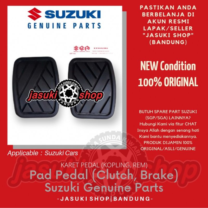 Pad Pedal Karet Pedal Rem Kopling Kupling Suzuki Ertiga Forsa Esteem XL7 GLX Grand Escudo Vitara Ign