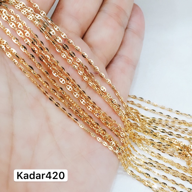 Kalung toscano (emas asli 9k)