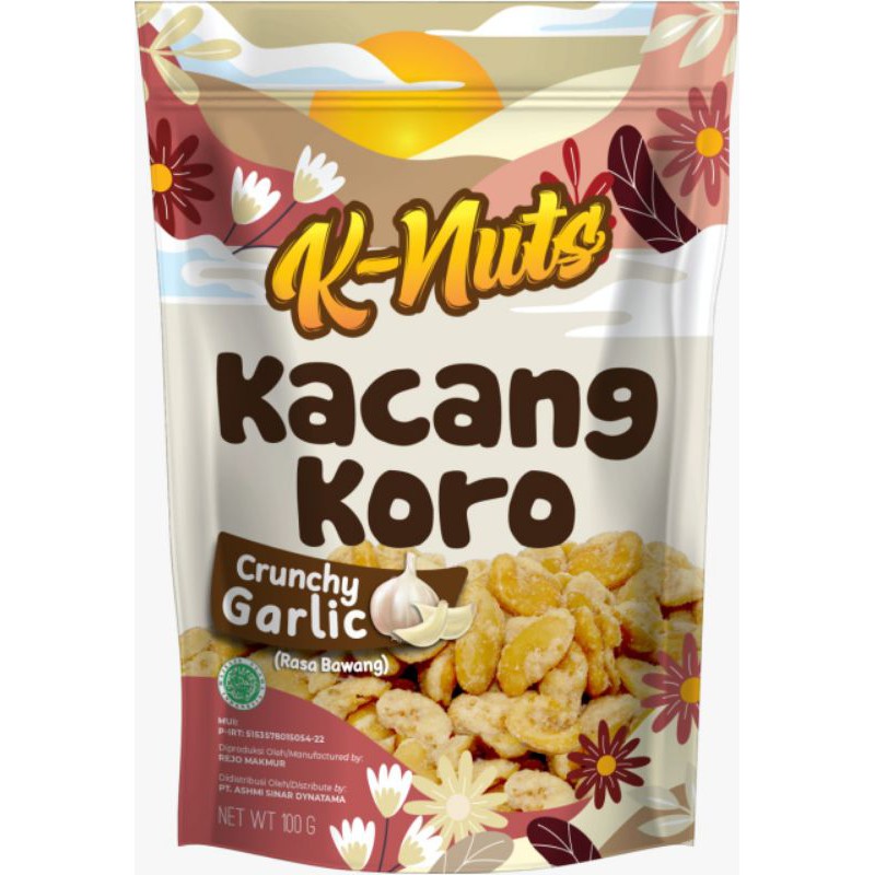 

K-nuts Kacang Koro Garlic 100gr