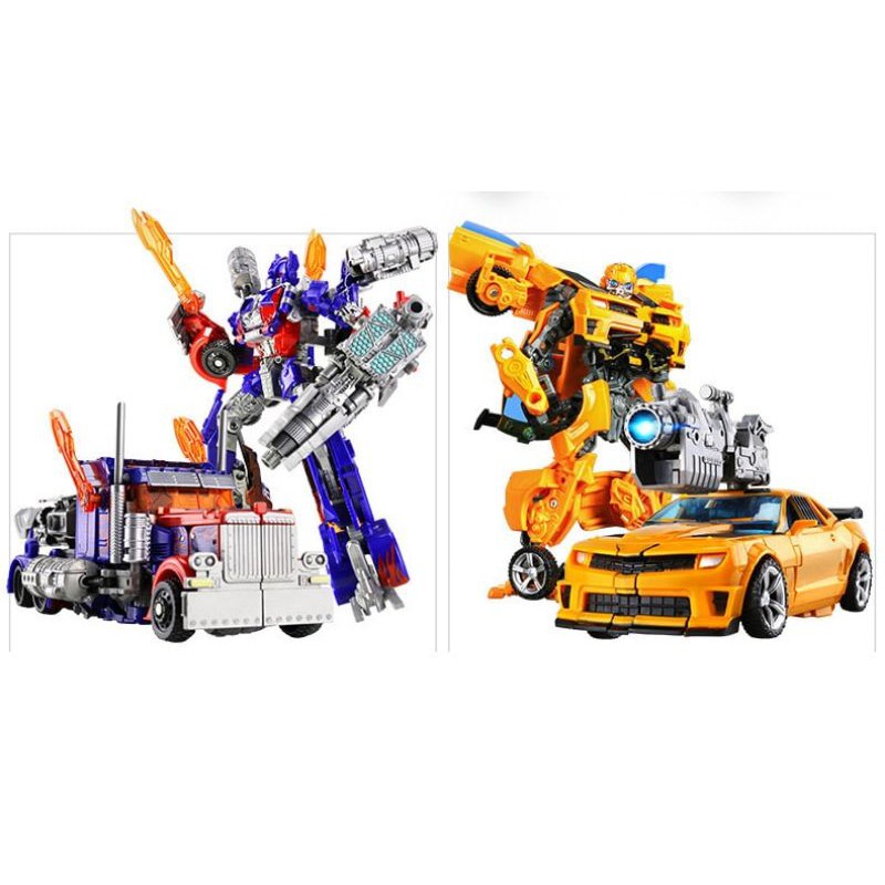 mainan robot transformers optimus prime / bumblebee