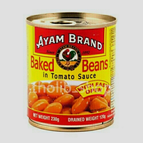 

Ayam brand baked beans in tomato sauce 230 gr can