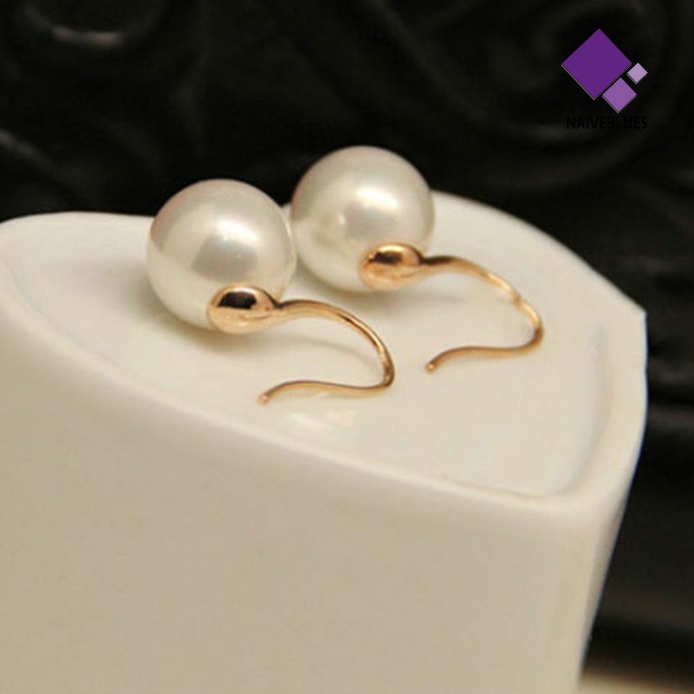 Anting Kait Mutiara Tiruan Mini Untuk Wanita