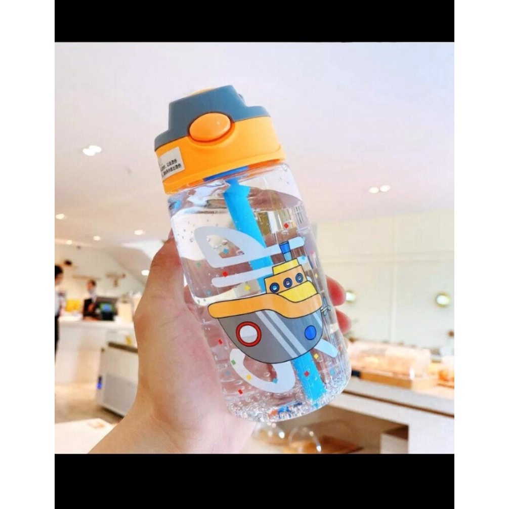 BOTOL MINUM ANAK KARAKTER ASTRONOT BPA FREE 480ML SEDOTAN