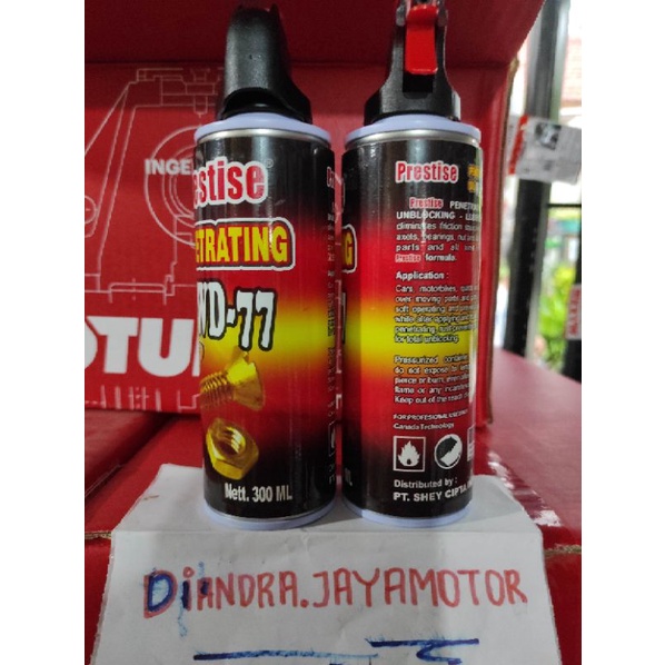 WD 77 penetrate pembersih logam karat 300 ml