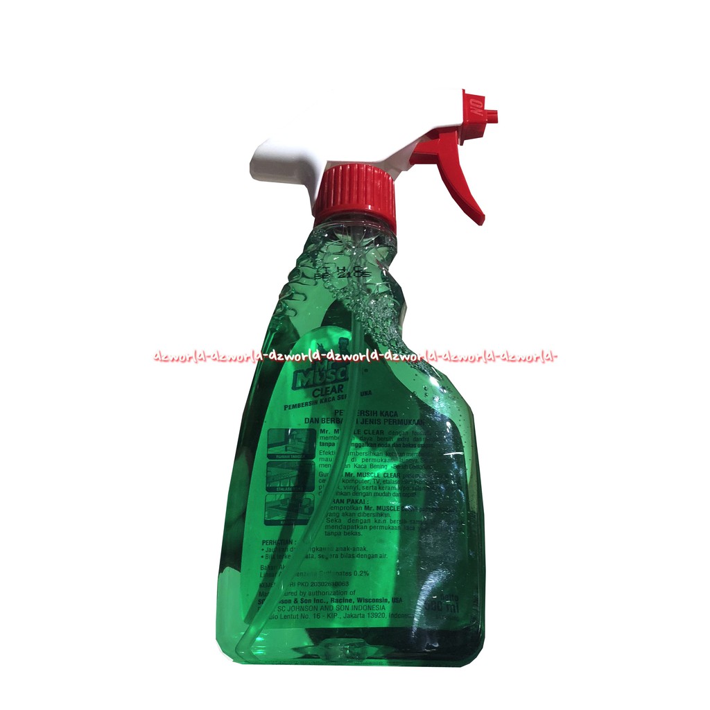 Mr Muscle Clear Pembersih Kaca Serbaguna Spray Botol 500ml