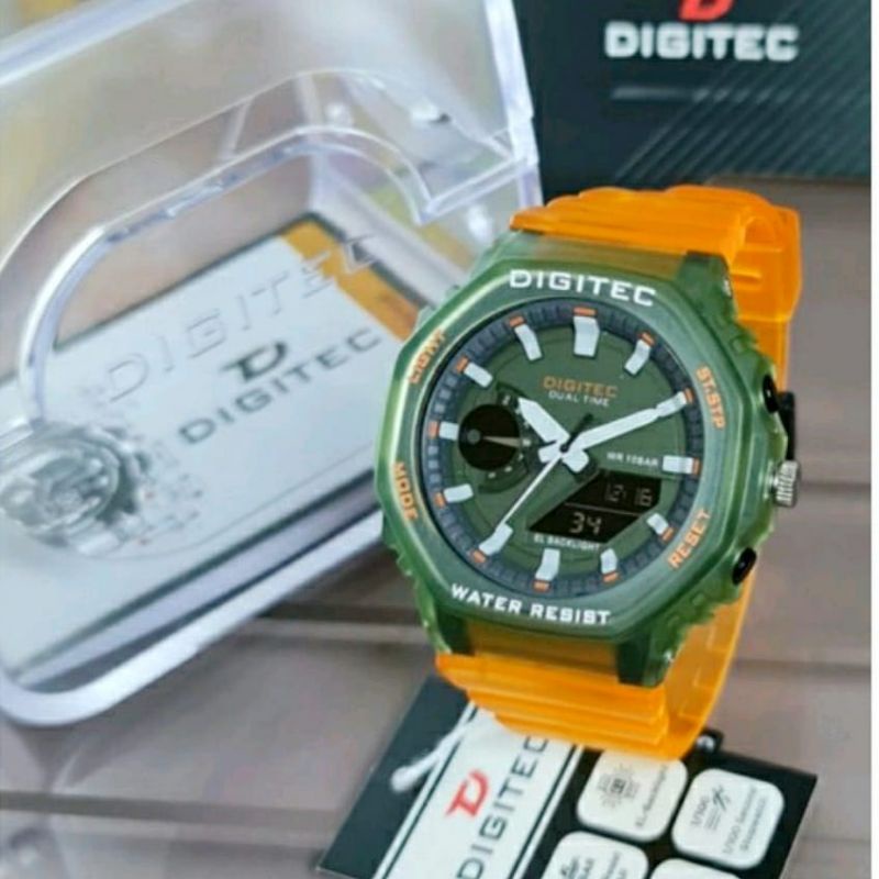 Jam Tangan Digitec 2100 Jam Tangan Pria Pilihan Terlaris Jam Tangan Dualtime Anti Air Digitec Outdoor