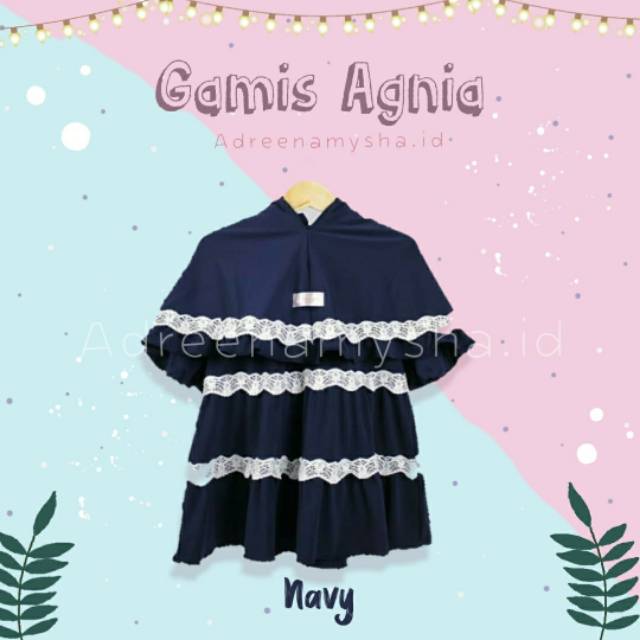 GAMIS AGNIA 0-4 thn / Gamis bayi dan anak