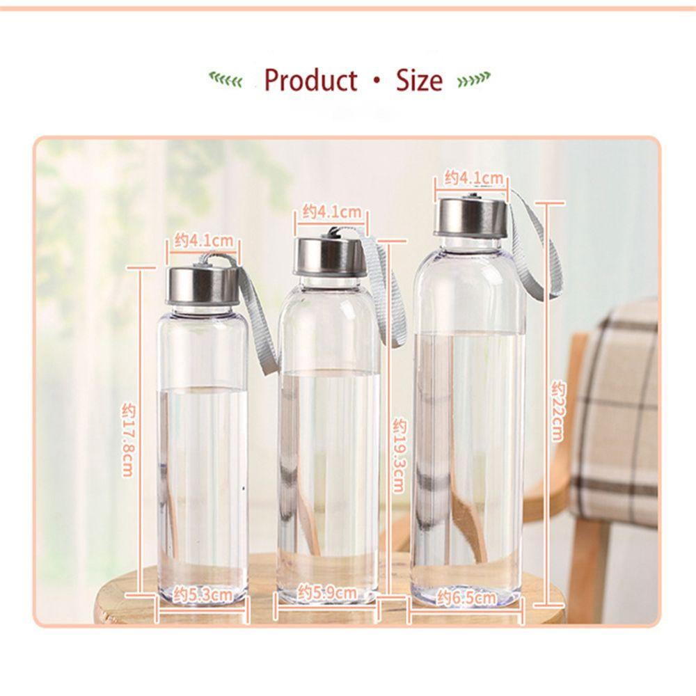 Lanfy Cangkir Air 300 /400 /500ML Plastik 1Pcs Bulat Ringan Praktis Handy Cup