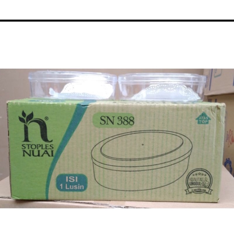 Toples Kue Kering Oval SN 388 / Toples Nuai Oval 250 Gr