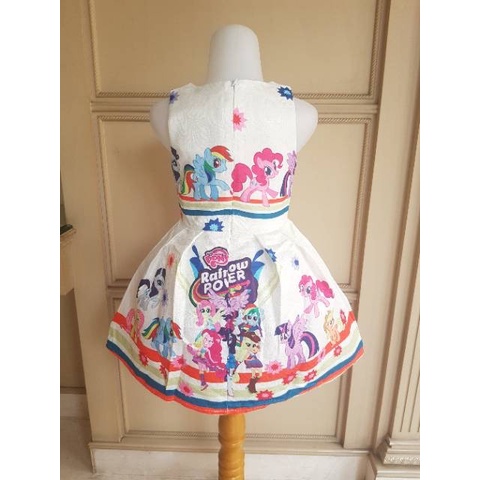 Gaun Anak - Little Pony Dress Tosca / Dress Ulang Tahun Anak Kuda Poni Pink