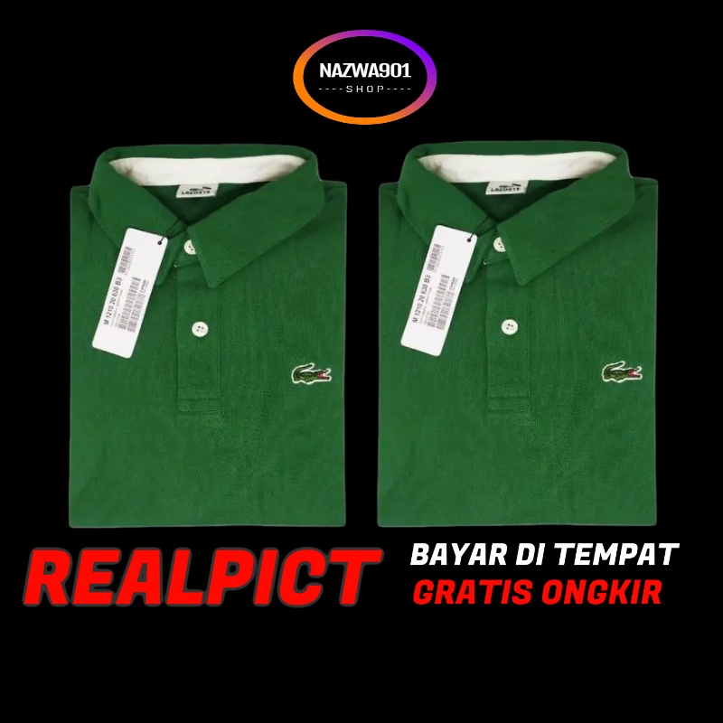 Kaos Krah Berkerah Cowok Pollo T Shirt Pria Hush Puppies Polos Dewasa Hijau Original Branded Terbaru